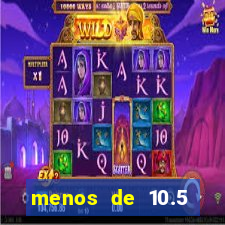 menos de 10.5 escanteios o que significa